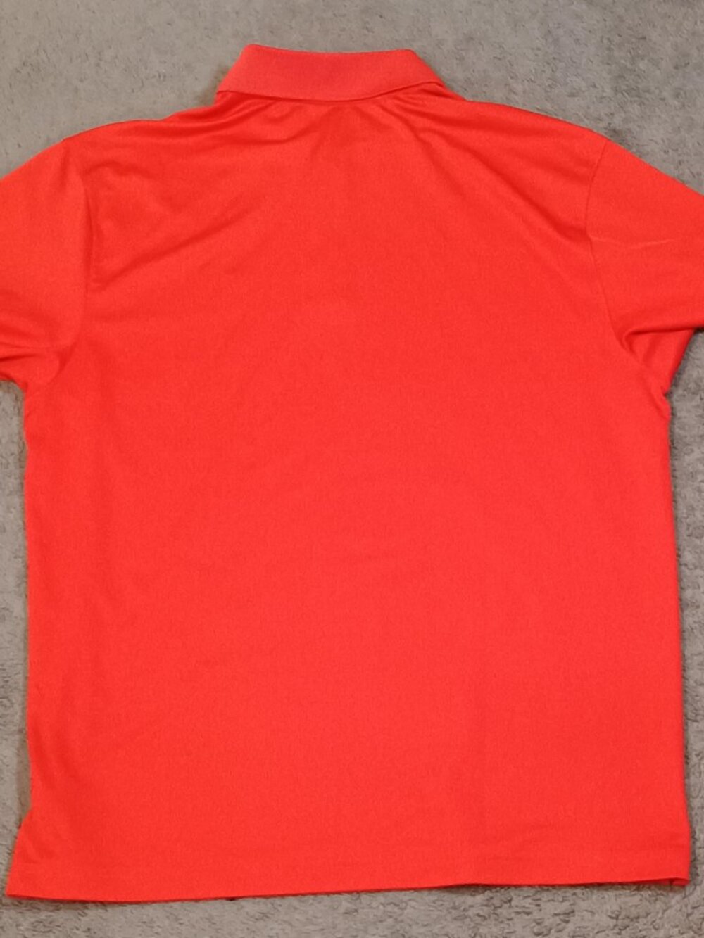 Under Armour/Polo Shirt/Men Large Orange HeatGear Performance Golf Athletic Wear - Picture 7 of 7
